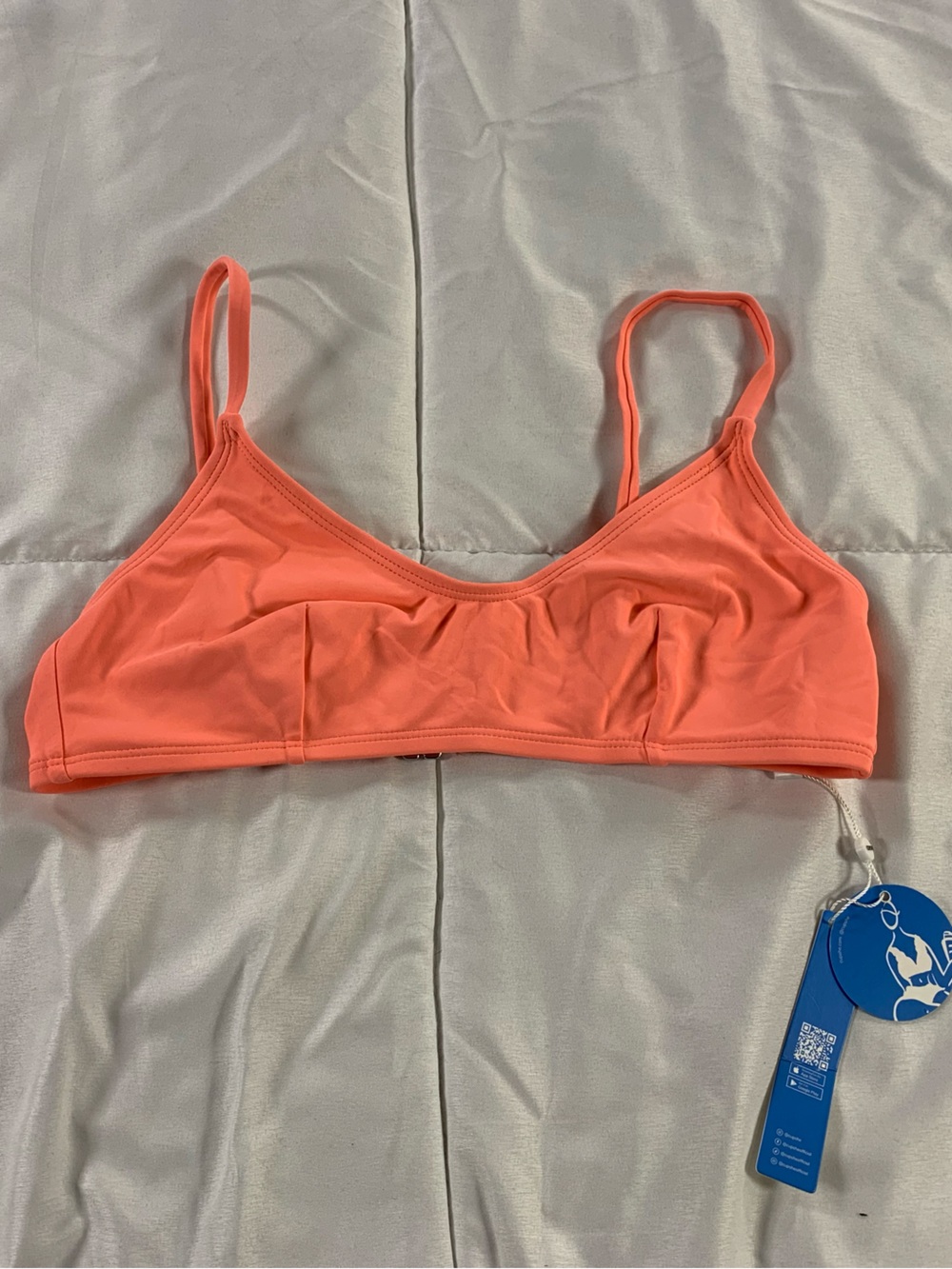 New with tags CUPSHE bikini top womens size S